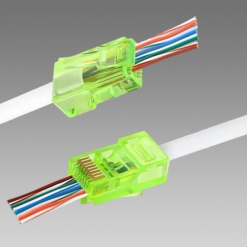 Enchufe De 8 Contactos Rj45, Mxcyg-005, 1 Paquete, 1x50 Pzas