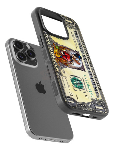 Funda Un Dolar Billete Tio Rico Mc Pato 1 Dinero Millonario Negro Samsung Galaxy A16
