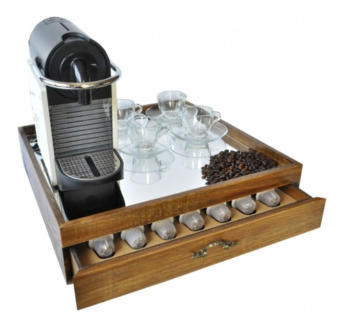 Bandeja Caixa Para Maquina E Capsulas Nespresso