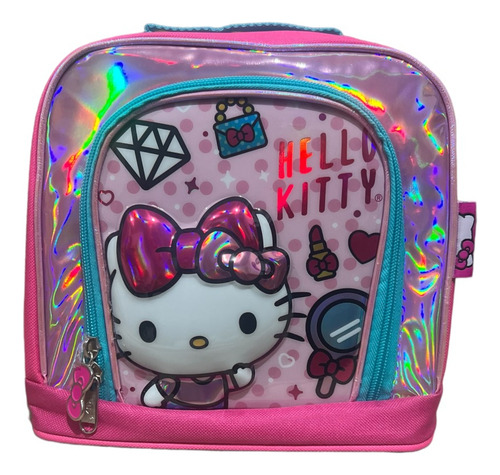 Kit Mochila Hello Kitty Lonchera Lapicera Original Ruz Prim