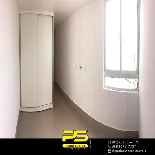 Imagem 12 de 13 de Cobertura Com 3 Dormitórios À Venda, 168 M² Por R$ 950.000 - Cabo Branco - João Pessoa/pb - Co0060