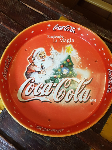 Charola Coca Cola Santa Claus