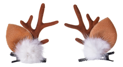 Diadema De Cuernos De Reno De Navidad Para Niñas, Tocados De