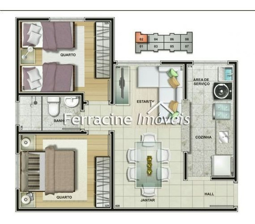 00065 - Apartamento 2 Dorms, Água Chata - Guarulhos/sp - 65
