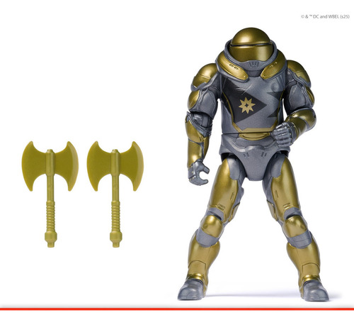 DC Comics, SUPERMAN, Linterna Verde, figura de acción Epic Strike, 15 cm, estilo como el de la película, incluye 2 accesorios, juguetes para niños y niñas a partir de 4 años