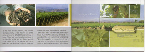 Argentina 3 Carnet Vinos Torrontés, Syrah, Pinot Noir 2007