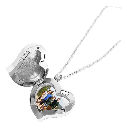 Amour Heart Pill Necklace - Polished Heart Locket With Stron