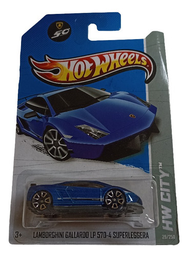 Hot Wheels Lamborghini Gallardo Lp 570 City 2012 Leer