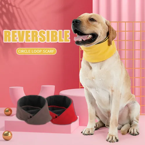 Calentador De Cuello Reversible Y Cálido Para Perro Para Inv