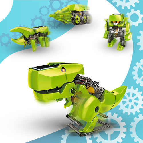 Dinosaurio Robot Solar 3 En 1 Juguete Interactivo Movimiento