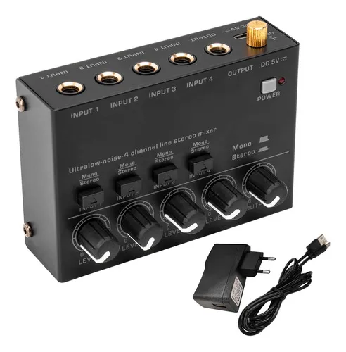 comprar Teclado Estéreo Mixer 4 Mixer Low Mixer Noise