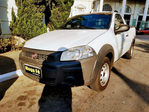 Imagem 6 de 14 de Fiat Strada Hard Working Flex Branco Completo Km Baixa