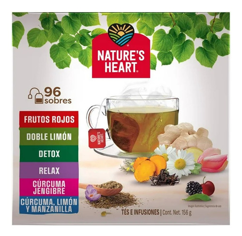 Tés E Infusiones Nature's Heart Varios Sabores