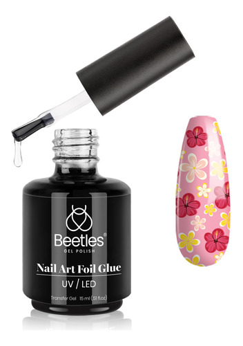 Beetles Nail Art - Gel Para Adhesivos De Aluminio Para Unas.