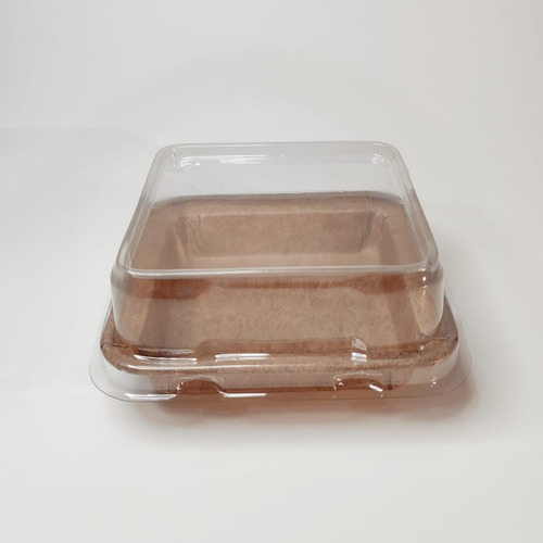Embalagem Forneável Brownie P Com Tampa Pacote Com 50 Unid