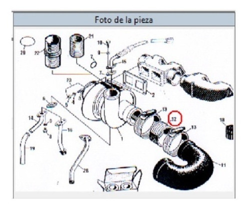 Tubo Goma Turbo Motor Mack: E6 - E7 2 Y 4 V(req10537)