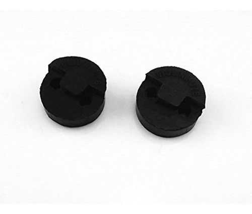 Honbay 2 Piezas De Goma Negra Redonda Para Violín Viola Mute