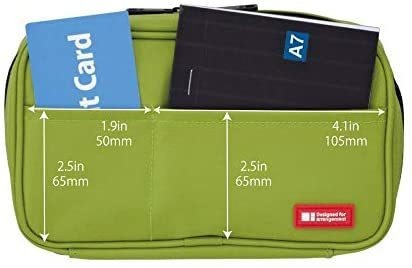 Imagen 4 de 6 de Cartuchera Lihitlab De Doble Cierre 7.9 × 2 × 4.7 PuLG Navy