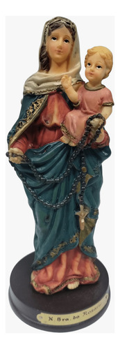 Imagem Nossa Senhora Do Rosário 15 Cm - Resina Premium