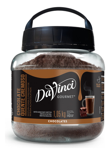 Chocolate Cremoso Da Vinci Gourmet 1,05kg - Pote