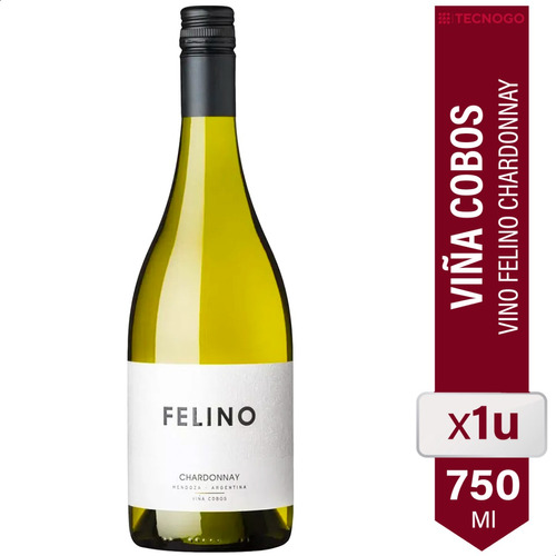 Vino Felino Chardonnay Blanco Viña Cobos  - 01bebidas