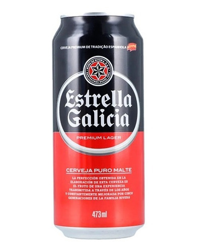 Cerveza Estrella Galicia 473 Ml X12un 4.7%-suchina Sa