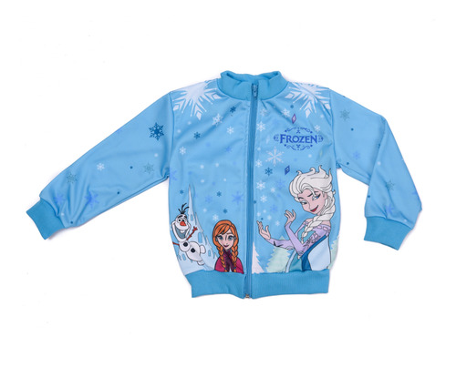 Disfraz Campera Frozen Elsa Infantil Otoño Invierno