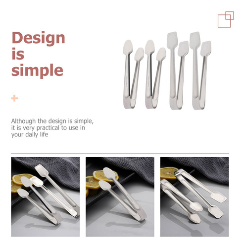 Pinzas Multifuncionales Para Bistec De Acero Inoxidable, 4 U