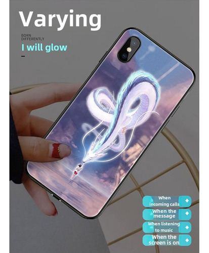 Funda De Teléfono Led Con Flash Luminoso For Llamadas Entra