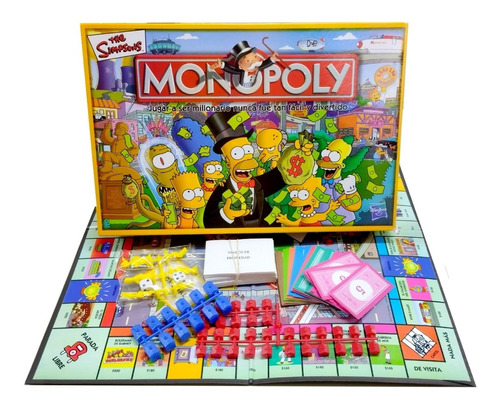 Juego De Mesa Monopoly Los Simpsons 9770 Licencia Hasbro