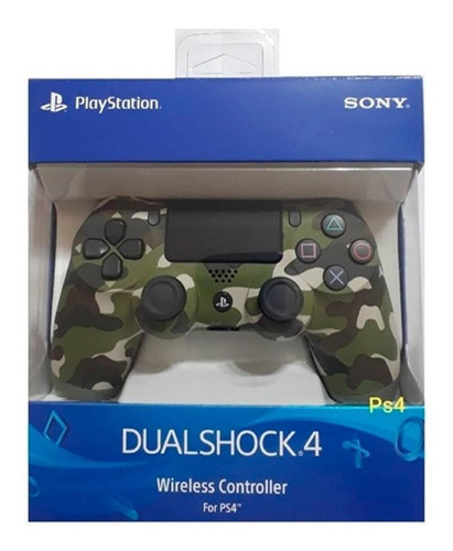 Joystick Inalámbrico Sony Dualshock 4 Green Camouflage Ade