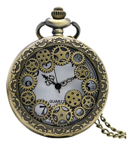Reloj Collar Coleccionable Engranajes Steampunk