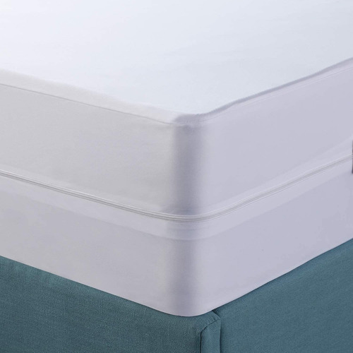 Funda Con Cremallera Impermeable Para Colchón Matrimonial
