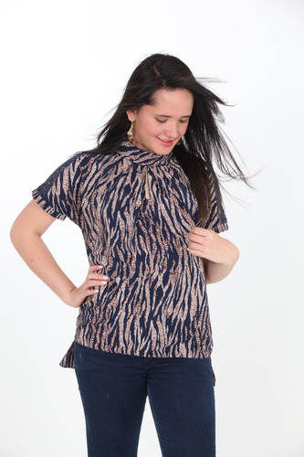 Blusas Dama Estilo Japonesa Animal Print Linda Ropa Mujer