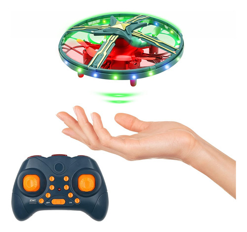 Mini Drones Ovni Led Para Niños, Dron Con  Rol Remoto,...