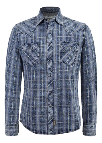 Camisa Vaquera De Hombre 46b