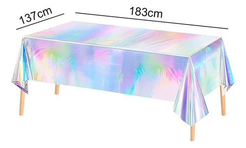 Mantel De Plástico Brillante,mantel Fiesta Para Cumpleaños