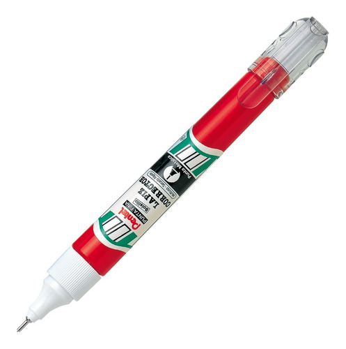 Pluma Corrector Líquido Blanco Pentel Zl63 Punto Fino 12 Pza