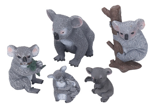 Figura De Koala, 5 Unidades, Bonita, De Diferentes Estilos,