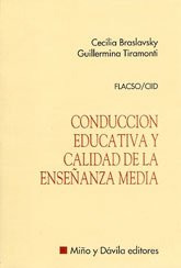Libro Conduccion Educativa Y Calidad De La Enseñanza Media D