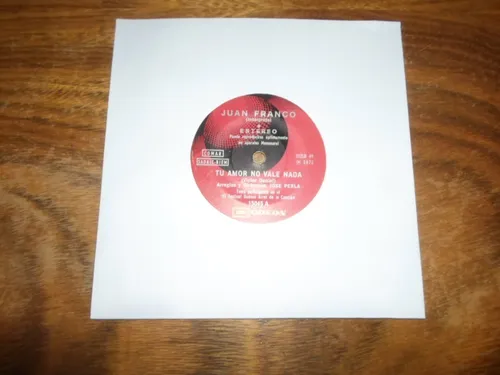 Juan Franco - Tu Amor No Vale Nada * Simple Vinilo (Usado)