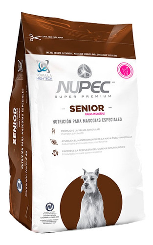 Croquetas Alimento Perro Nupec Senior 2kg Raza Pequeña