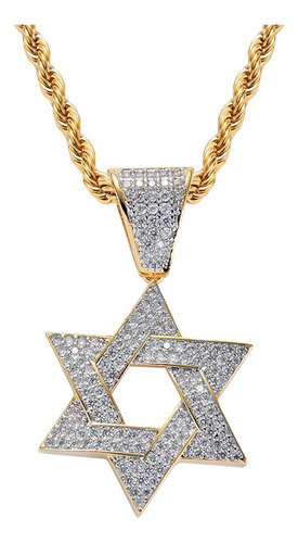 Collar Con Colgante De Seis Estrellas De Circonita Cúbica