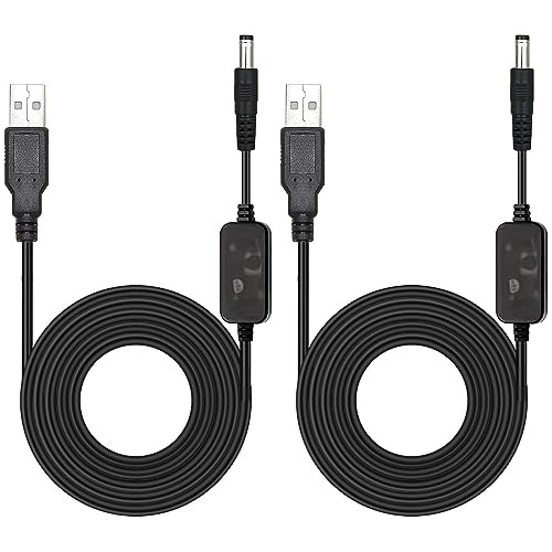 2 Paquetes De Convertidor De Voltaje Usb De 5v 12v, Cab...