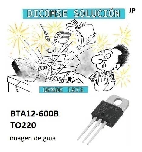 Triac Bta12-600b To220 Bta12 600b 12a 600v 