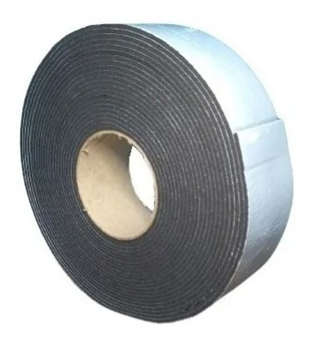 Fita Anti Ruído Espuma Pvc Com Adesivo 60x3mm Rolo 10mts