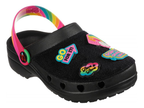 Sandalia Heart Charmer Positive Negro Skechers