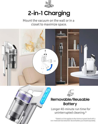 Aspiradora De Varilla Inalámbrica Samsung 70 + Cs Bundle Jet