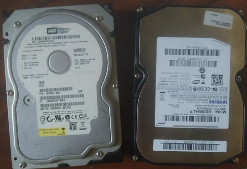 Disco Duro Western Digital / Samsung 80gb Sata Negociable