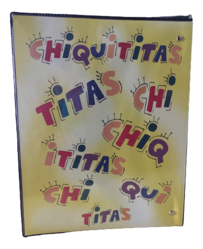 Fichário Caderno Escolar Argola Chiquititas Colorido